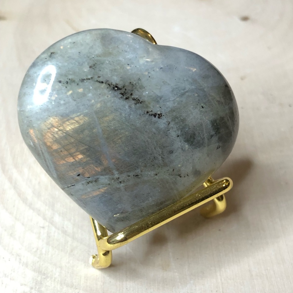 Labradorite Heart - Picture 4 of 4